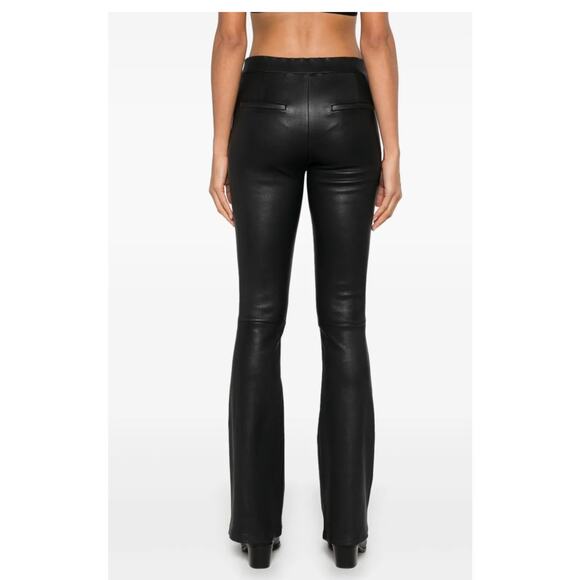 Arma Izzy Lamb Leather Trousers in Black FR 32 US 0 - Picture 4 of 5